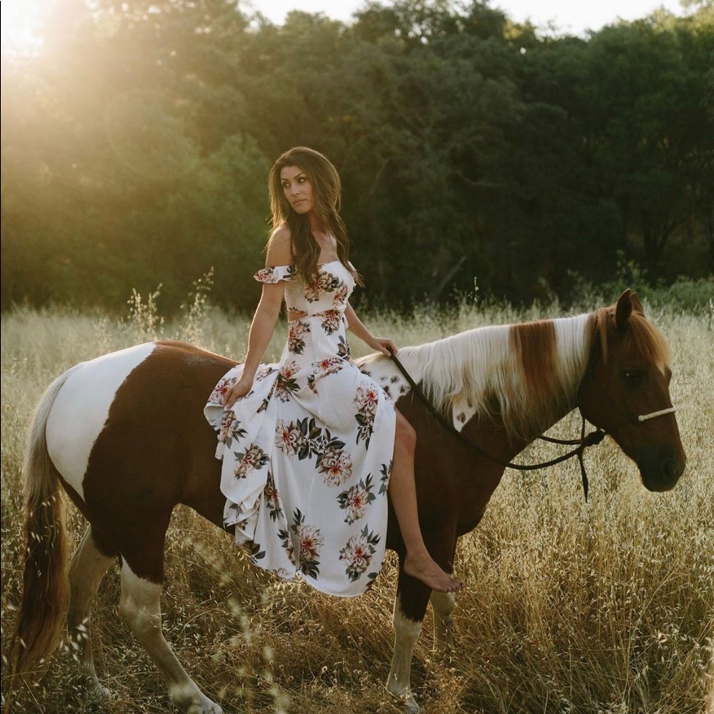 Vici floral maxi dress